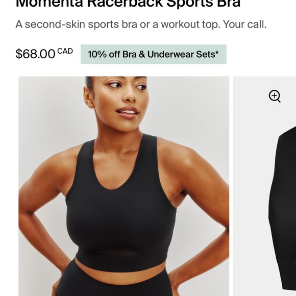 KNIX RACER BACK SPORTS BRA, never worn - Picture 3 of 8